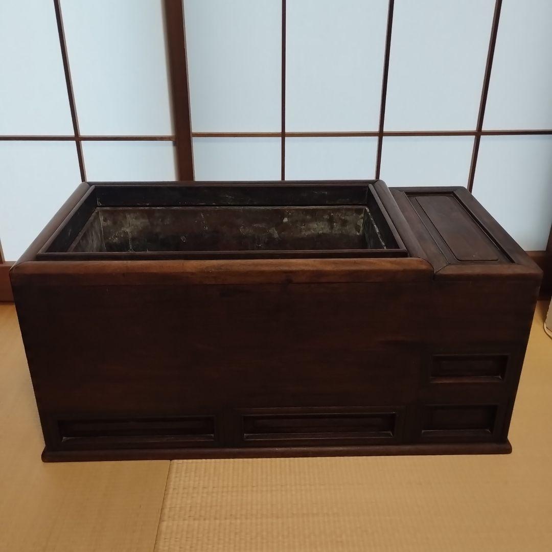 関東火鉢　レトロ　骨董品　レア　※直接取引希望　※発送たのメル便　+3400円