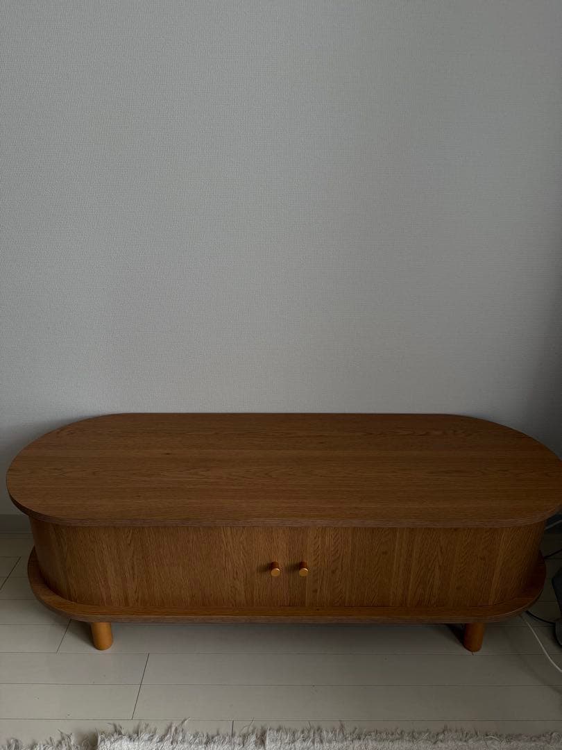 POPROOM 蛇腹ウッドテレビボード R1598 テレビ台　韓国