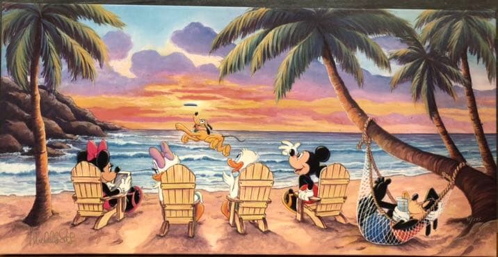 ディズニーアート 公認アーティスト 限定 ハワイ