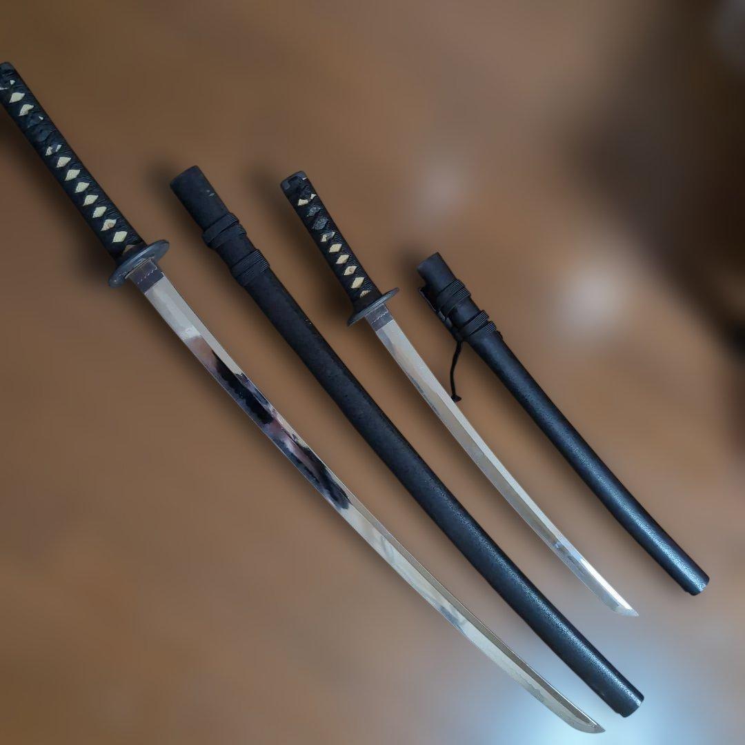 日本模造刀 2本セット100センチ70センチ