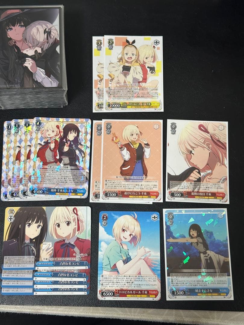 ヴァイスシュヴァルツ　リコリスリコイルデッキ　8扉　パーツ付き スリーブ付き