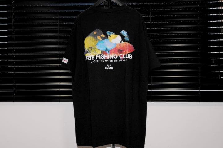 アイリーフィッシングクラブ × オリオンビール 南国 魚 半袖 Tシャツ / L