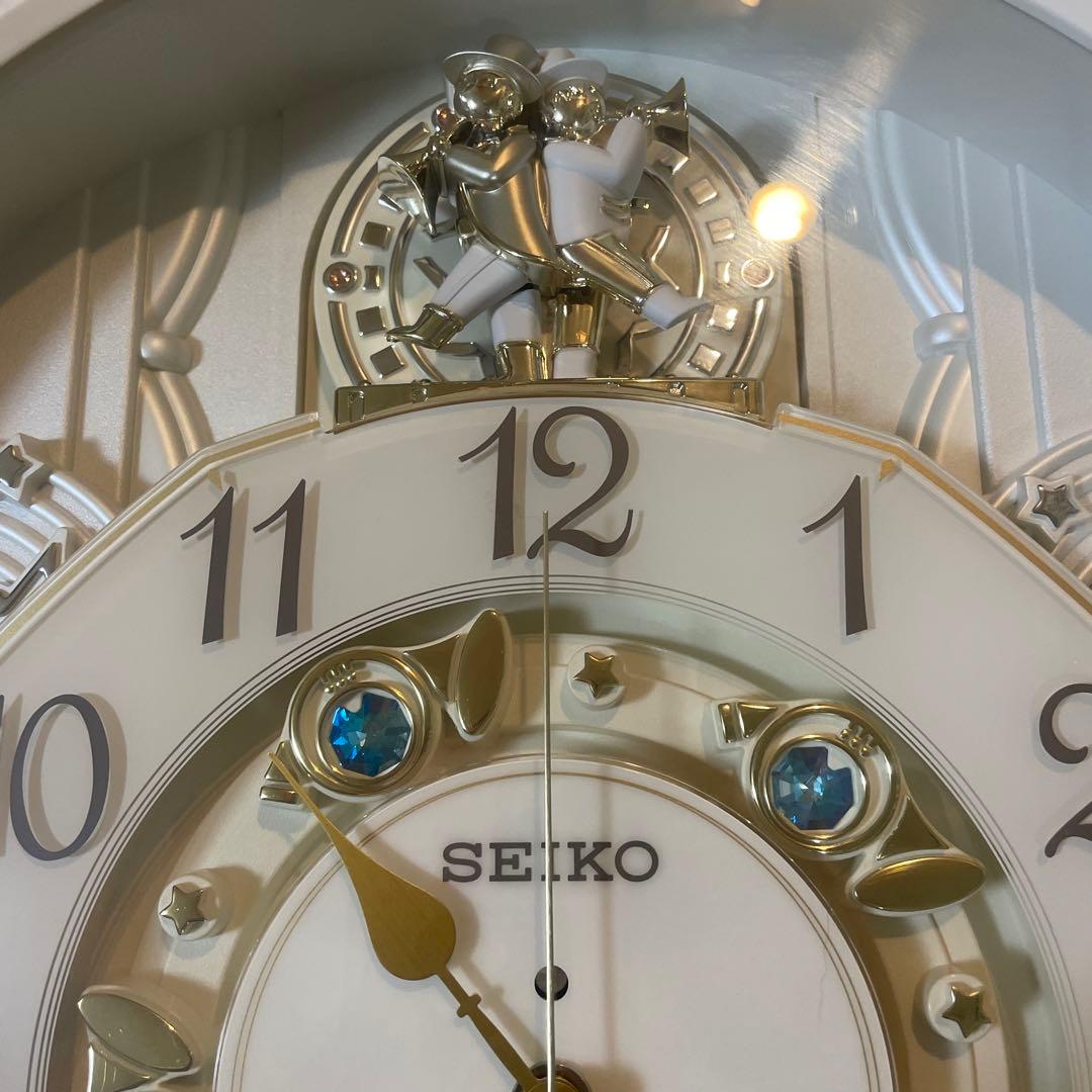 セイコー SEIKO 掛け時計 壁掛け からくり時計 RE576A 電波時計