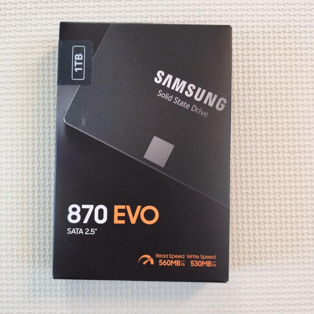 【新品未開封】Samsung SSD 870 EVO 1TB