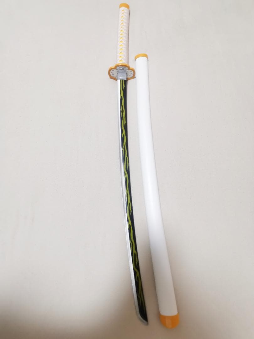 鬼滅の刃 我妻 善逸 日輪刀 金属製 模造刀 居合刀 コスプレ