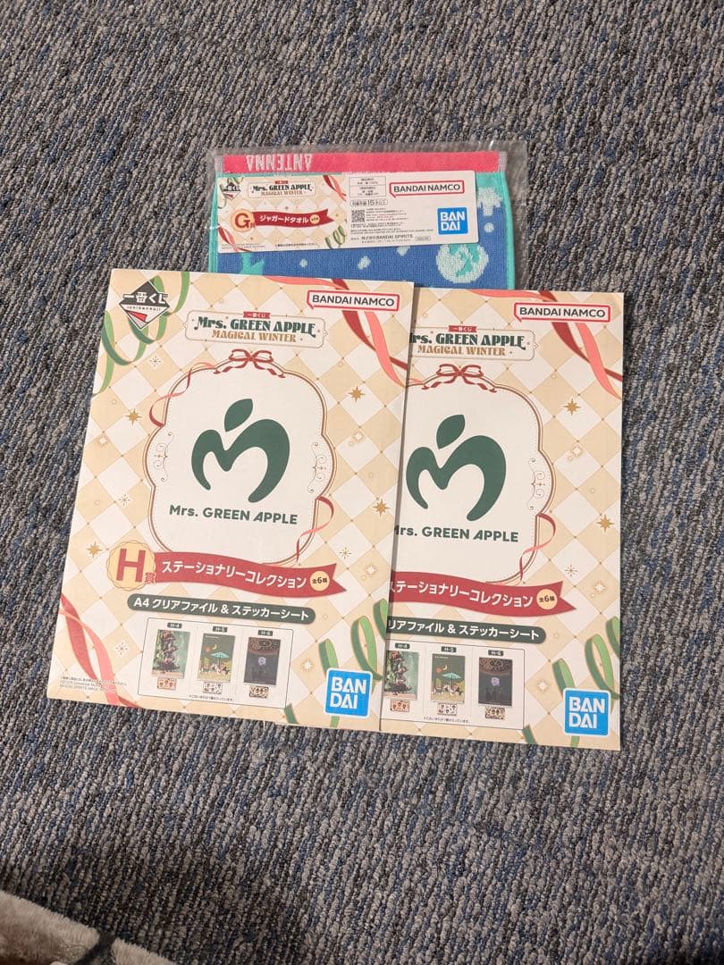 Mrs. GREEN APPLE ドームライト・クリアファイル・ステッカーセット