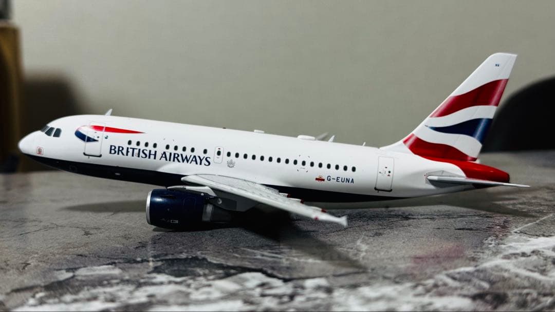 昭和ろく　損傷有British Airways A318 1/200 A…