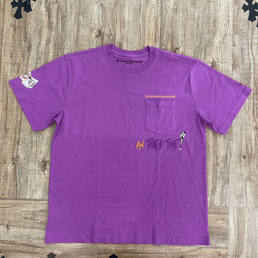 【年末セール】31日まで 新品未使用 クロムハーツ マッティボーイtシャツ紫XL