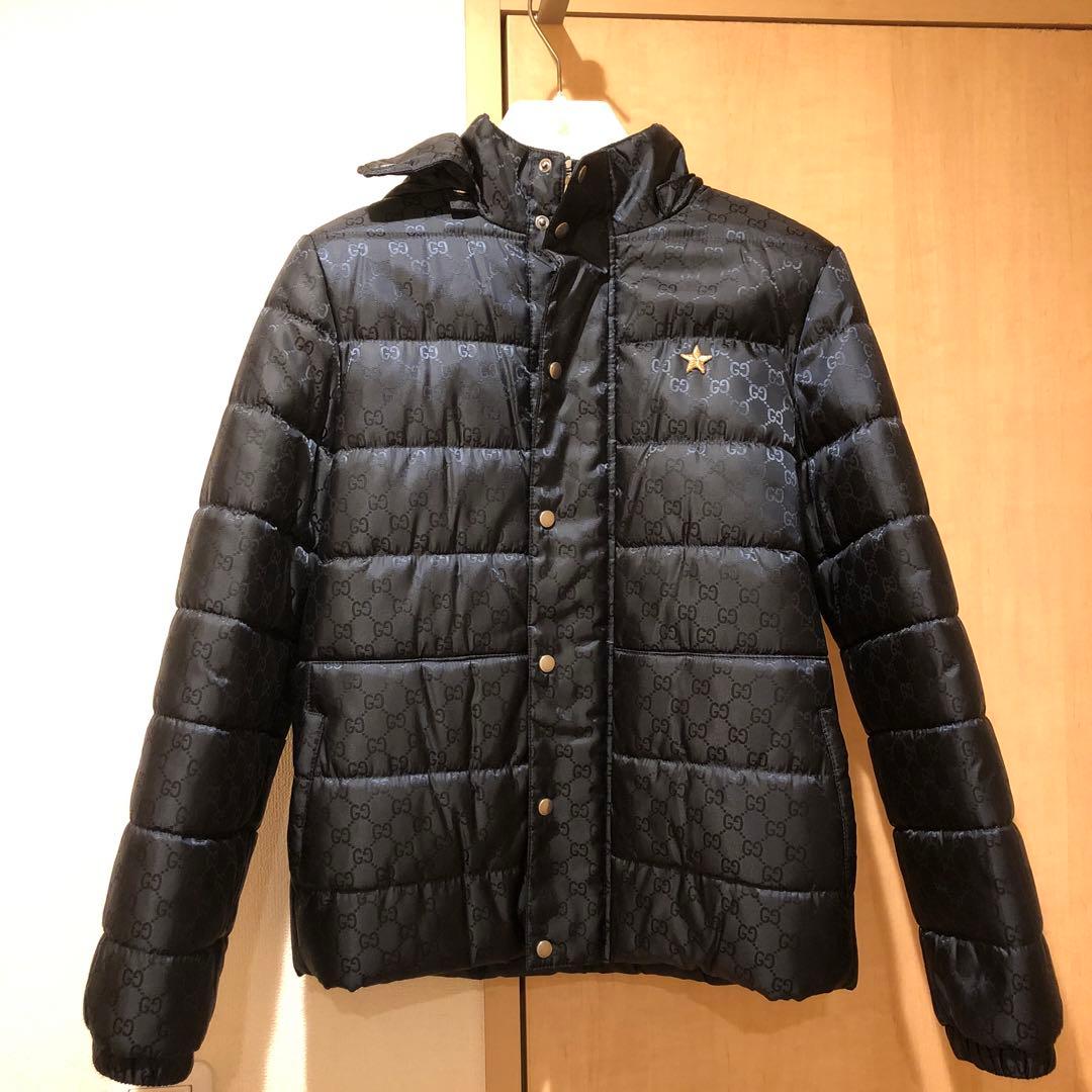 超美品　GUCCIキッズ　中綿コート　gg総柄