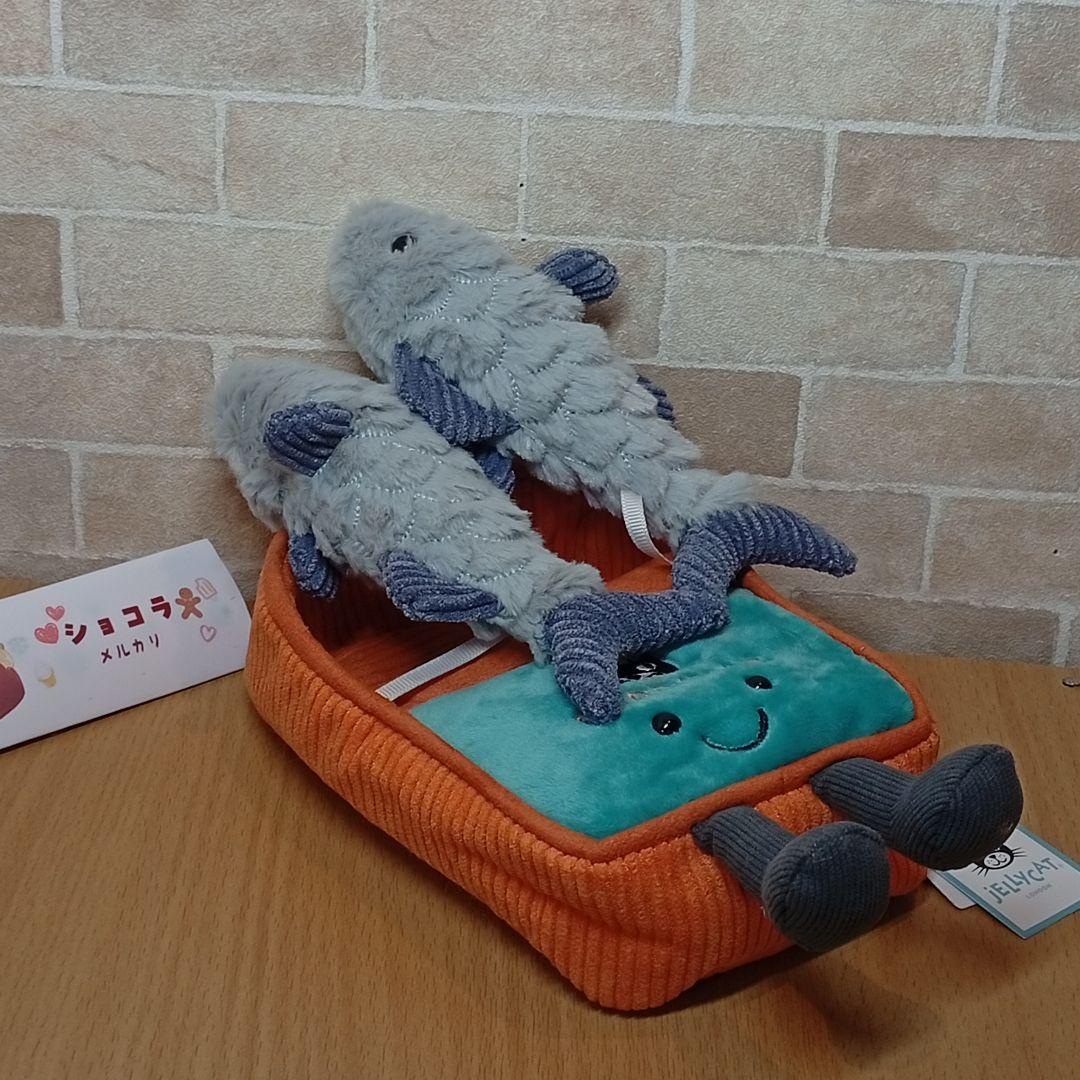  sardine tin オイルサーディン 缶詰 魚 ぬいぐるみ