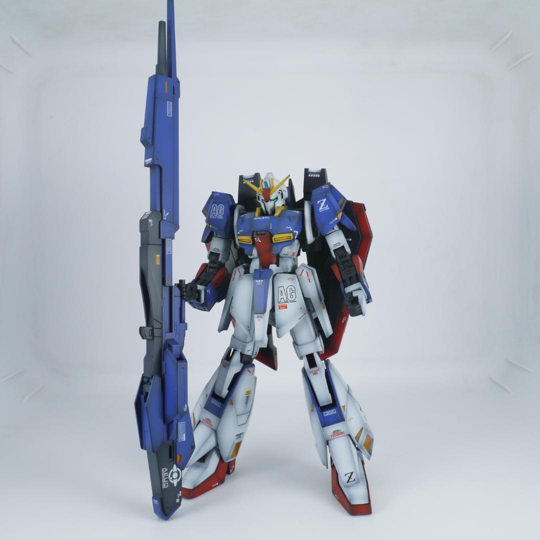ガンプラ　HG Zガンダム　リバイブ　全塗装　完成品