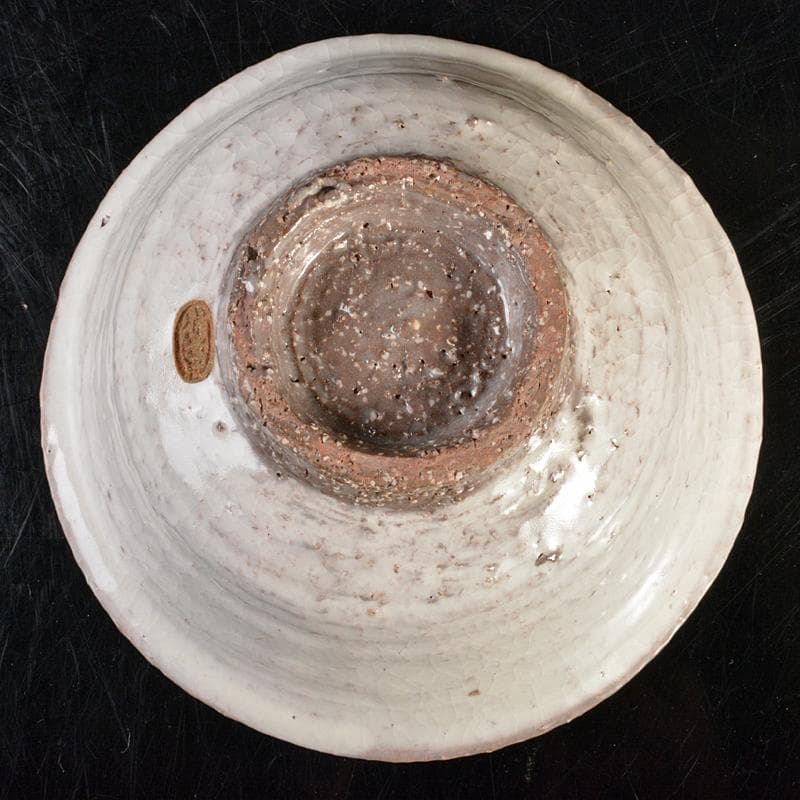 茶道具　萩焼　人間国宝　十代　三輪休雪作　茶碗　共箱　D　R6857