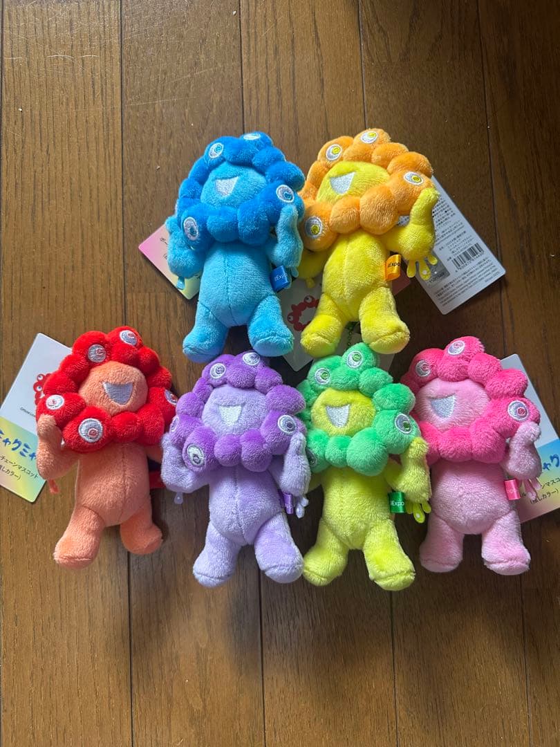 ミャクミャク　ボールチェーン 推しカラー コンプリートセット