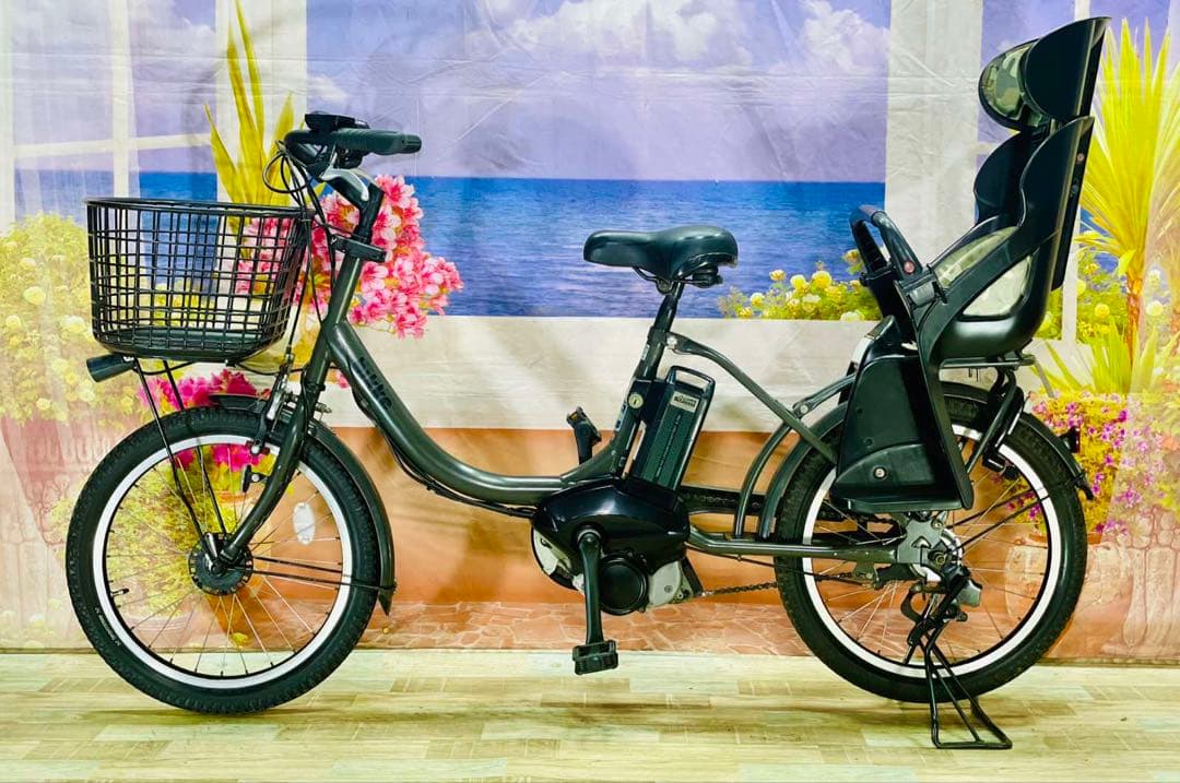 超特価！BIKKE ビッケ⭐️人気ブリヂストン子供乗せ電動アシスト自転車Y2323