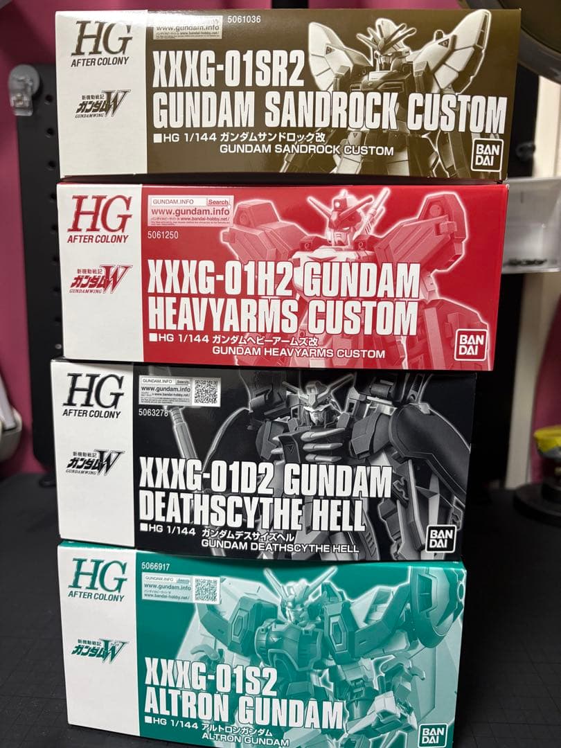 ガンプラ プレバン限定 HGAC ガンダムＷ 後期ガンダム4体セット