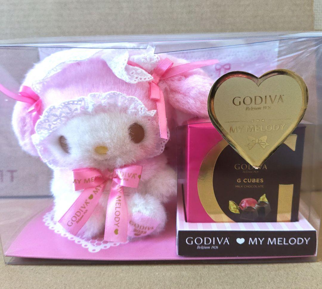 新品未使用！2022GODIVA×マイメロディマスコットぬいぐるみゴディバ