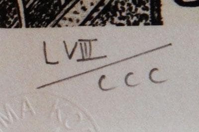 66000→52800　山下清 浅草の仲見世 リトグラフ 限定300 5号大
