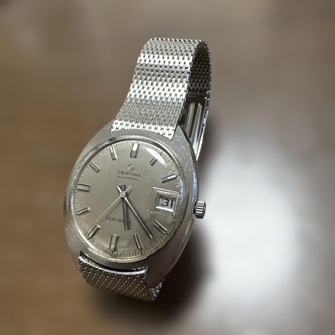 CERTINA 自動巻き時計 シルバー メッシュバンド動作確認済みです。