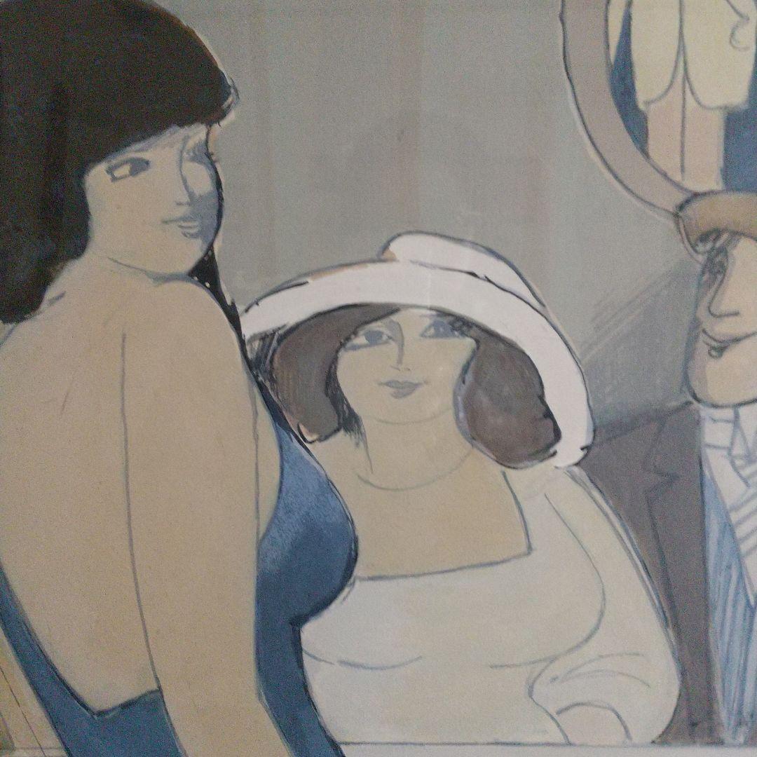 夏セール再値下！大型リトグラフ【デビット・シュノイヤー】 絵画 107×89cm