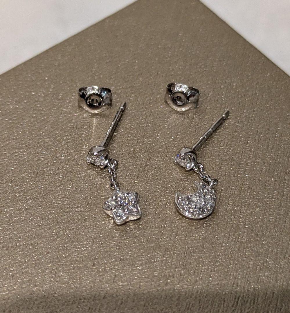 Ponte Vecchio ポンテヴェキオ 星 月 ピアス ジュエリー