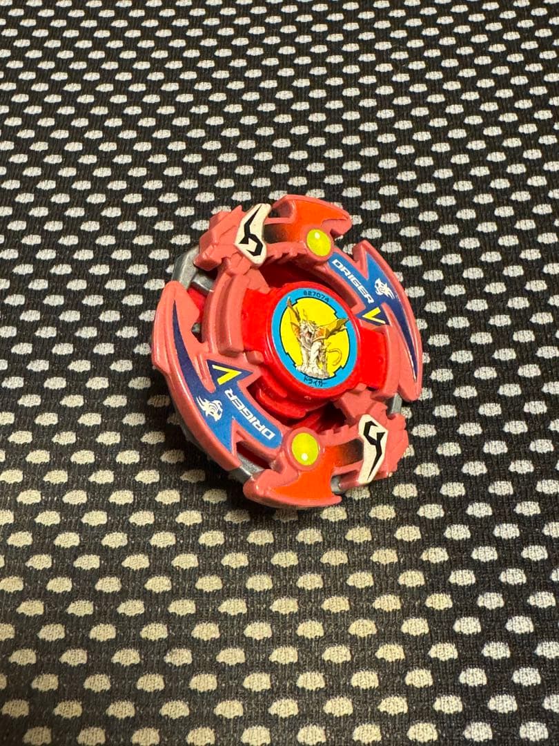 爆転シュートベイブレード ベイブレード ドライガーV 絶盤品 レッド