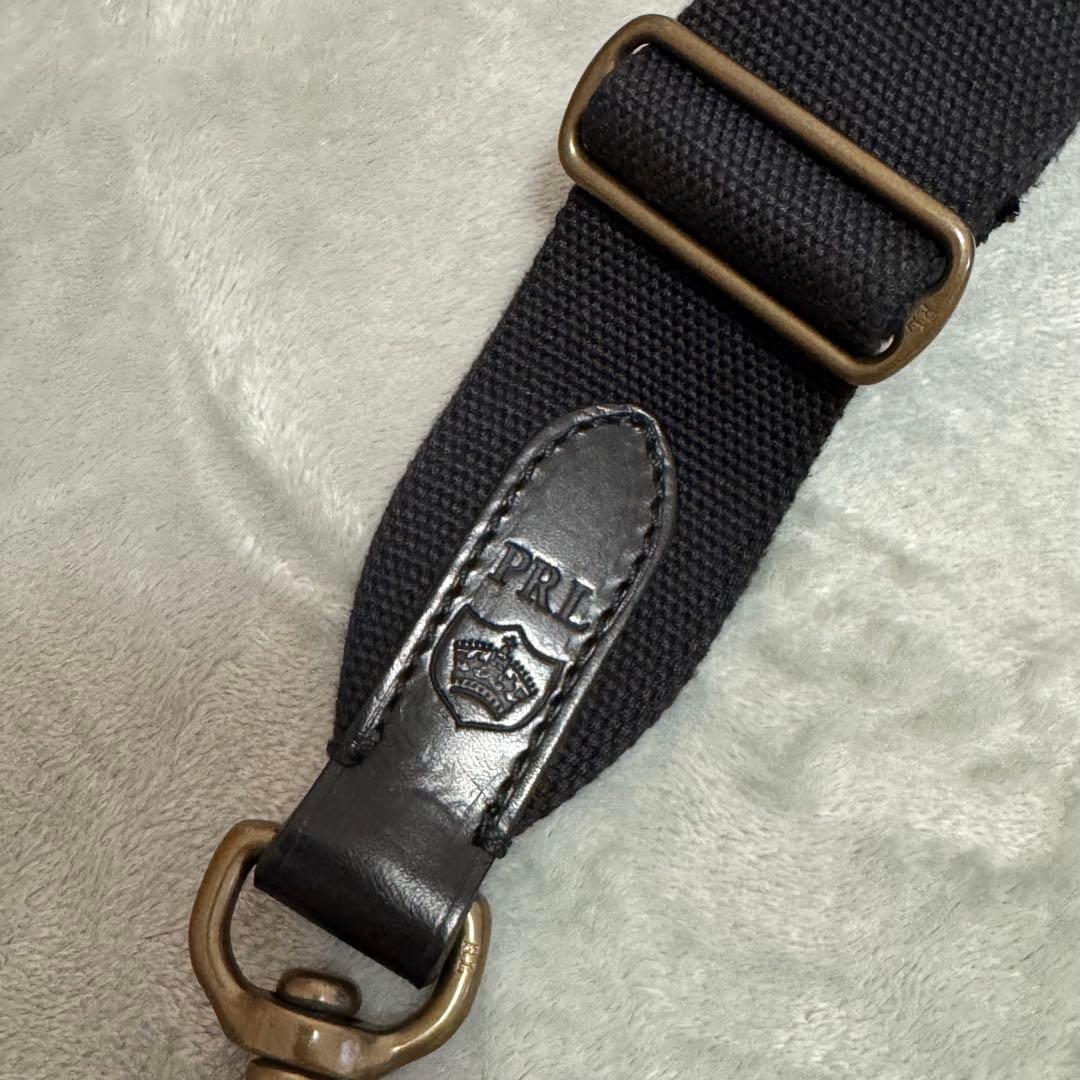 90s Polo Ralph Lauren レザー ダッフルバッグ ブラック