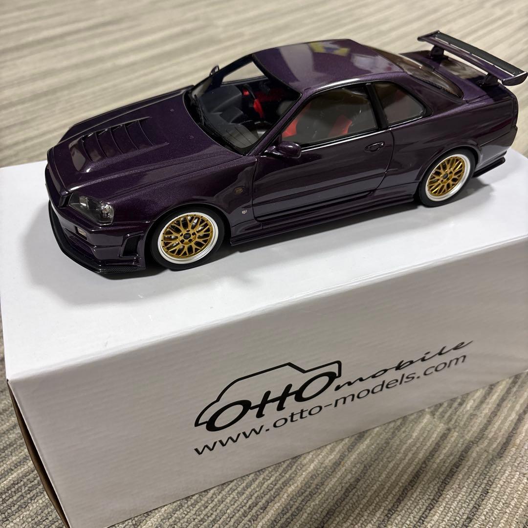 期間限定価格　京商　otto mobile 1/18 r34 gtr Zチューン