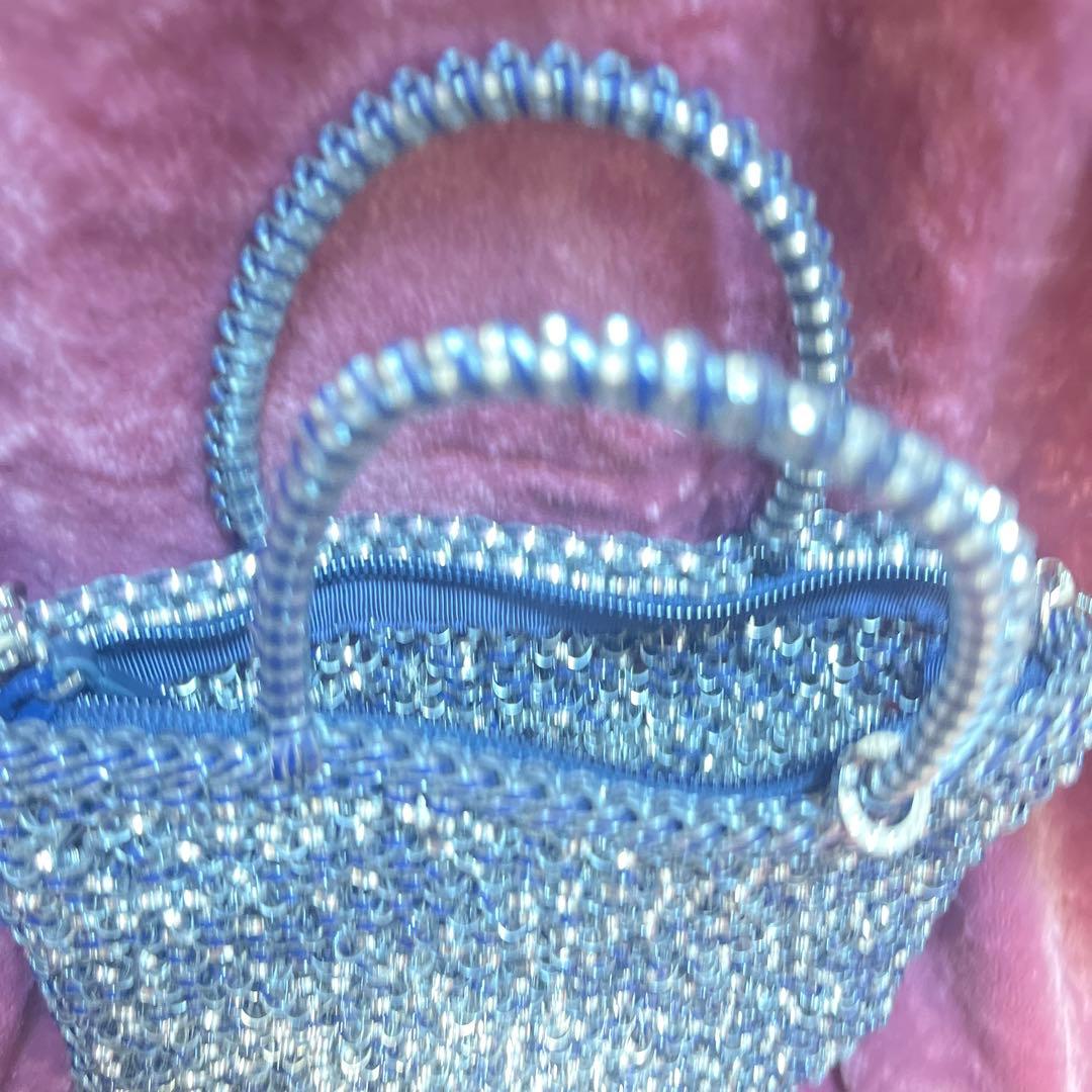 ANTEPHINA シルバー パーティーバッグ