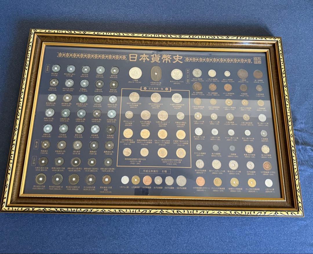 『日本貨幣史』(飛鳥-平成28年記念貨) ■収蔵貨幣:104枚