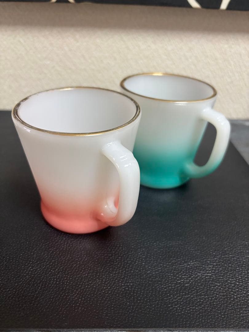 Fire King グラデーション マグカップ 2個セット