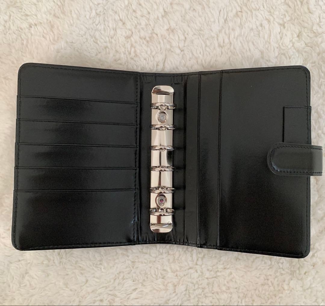 【レア】サンリオ ハローキティ 6穴システム手帳 ブラック