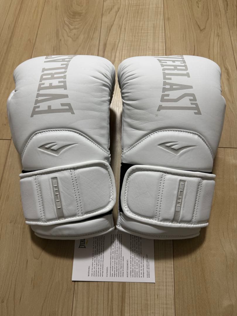 EVERLAST Elite２PRO トレーニンググローブ/ホワイト　タグ付