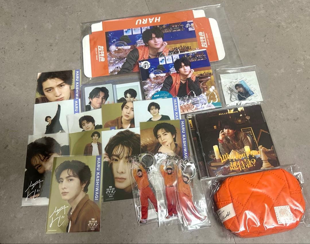 【新品】超特急ハルAWAAWA夢8盤最強推しセット、生誕グッズ、ポーチ他セット