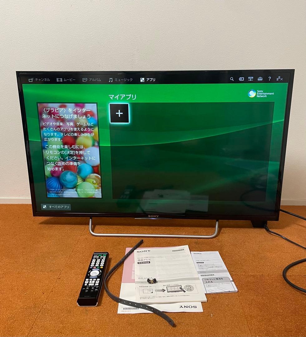 SONY 40V型 液晶テレビ BRAVIA KJ-40W700C 動画アプリ○