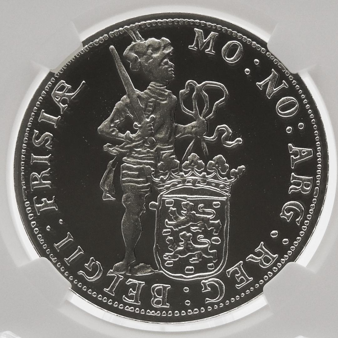 【世界に4枚】1998年 オランダ ダカット 銀貨 NGC PF68 UCAM