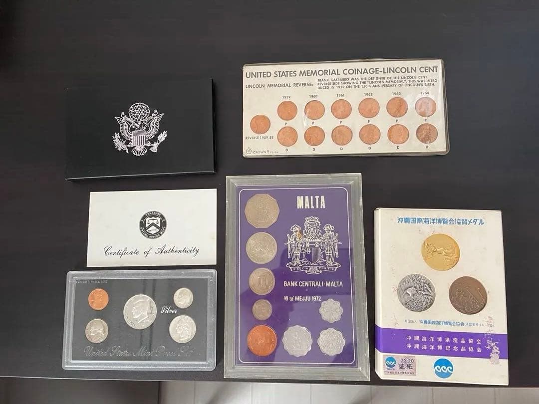 多国籍セット、リンカーンセントなど4種