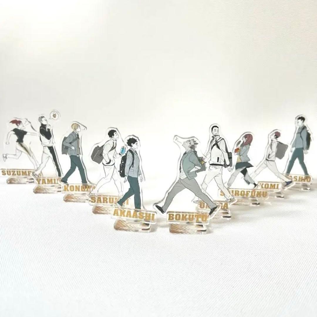 ハイキュー原作アクリルフィギュアコレクション木兎赤葦アクスタジャンプショップ梟谷