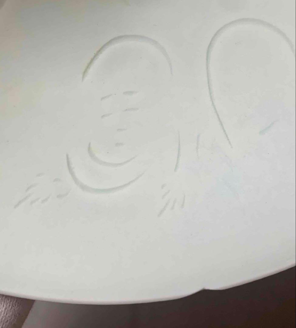 中国 輪花人面図碗　f2250419