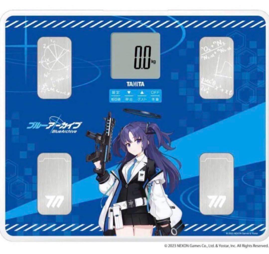 ブルーアーカイブ 早瀬ユウカモデル タニタ 音声体組成計　体重計