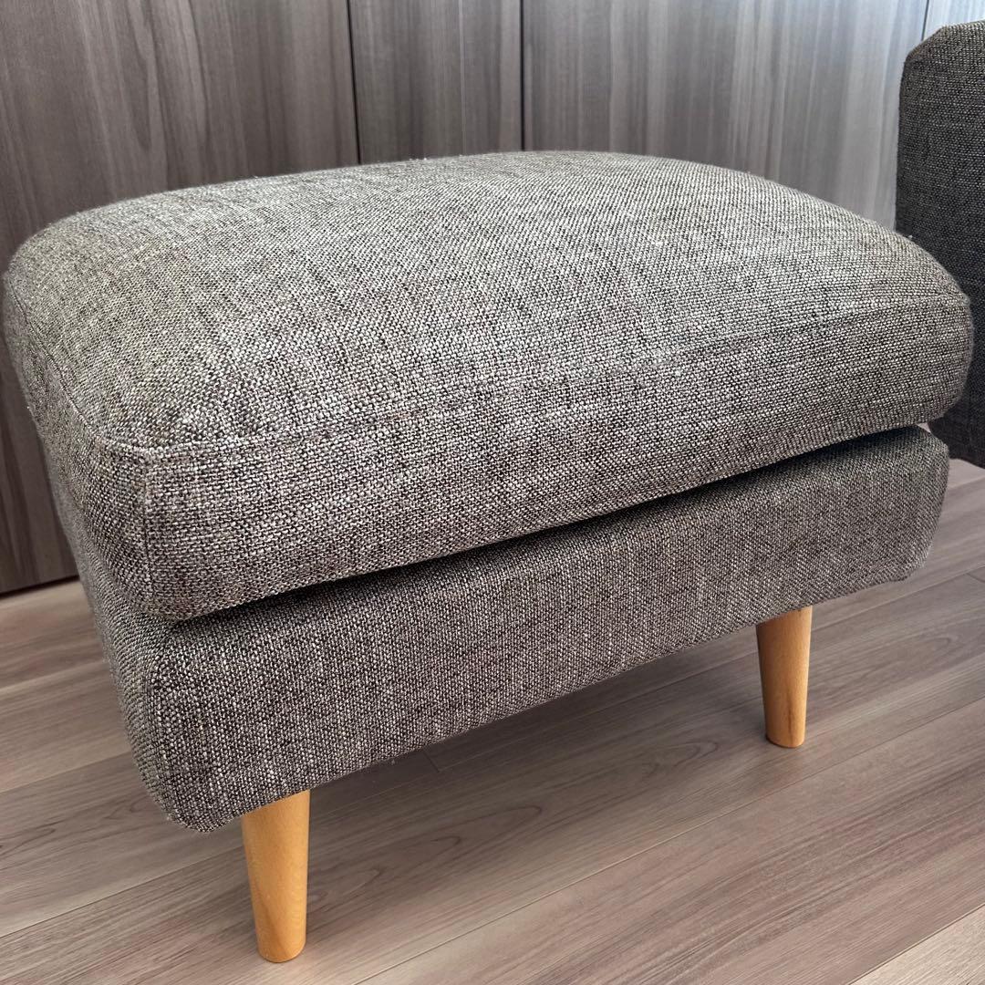 匿名配送*unico ウニコ MOLN モルン ソファ オットマン ファブリック