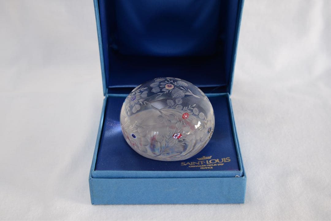 SAINT LOUIS クリスタルガラス ぺーパーウェイト