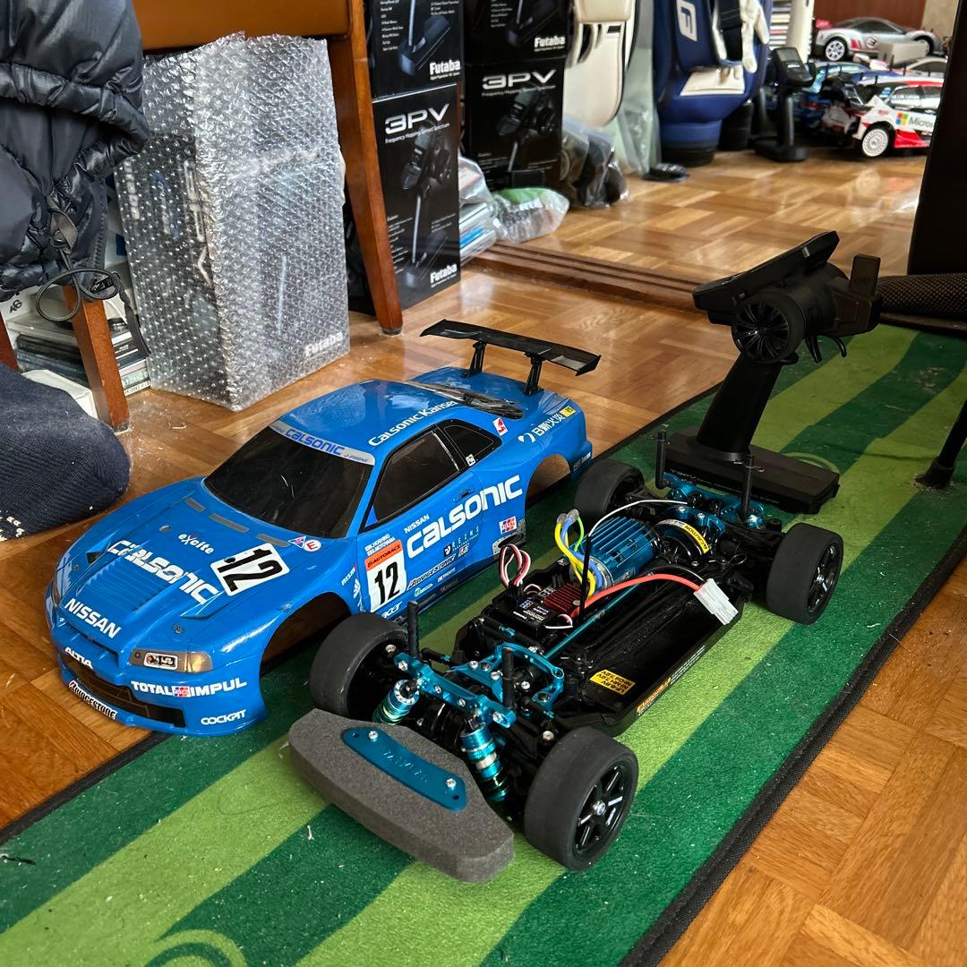 タミヤTT-02(オプション多数)フルセット GT-R、Z