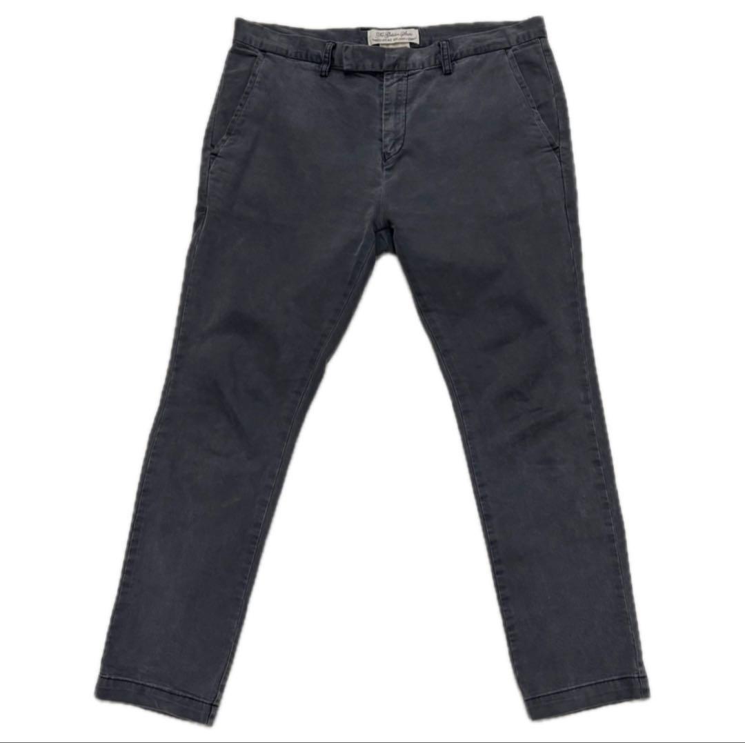 レミレリーフ　美品 ウォッシュ加工 ストレッチ チノ スリム テーパード パンツ