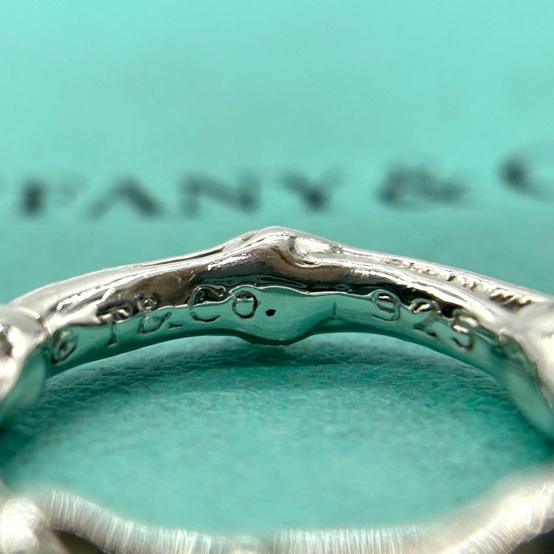 美品　ティファニー　バンブー　リング　約13号　シルバー　925