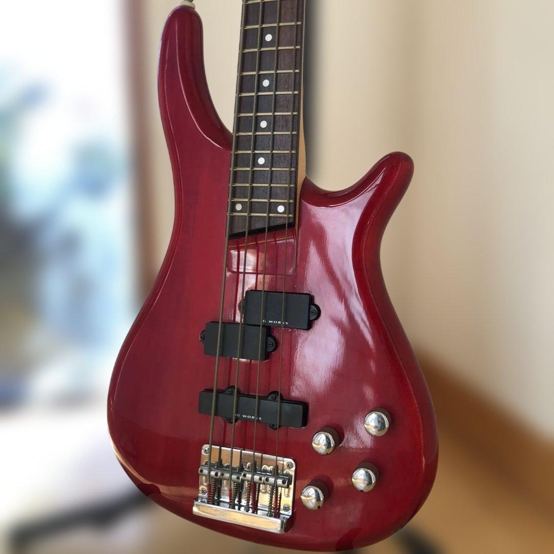 Mavis PJ　Shape　ベース　Bass レッド