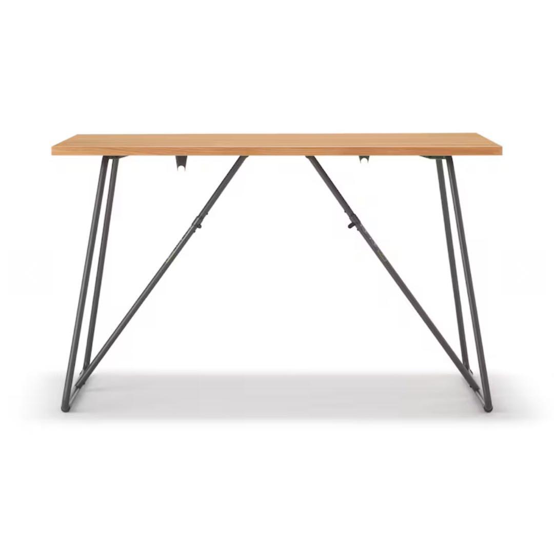 【送料込み】無印良品　折りたたみテーブル　幅120cm オーク材