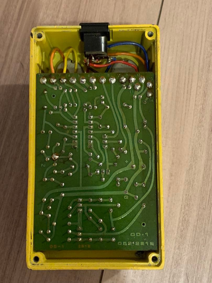 BOSS OD-1 シリアル番号8600（銀ねじ）NEC μPC4741C搭載