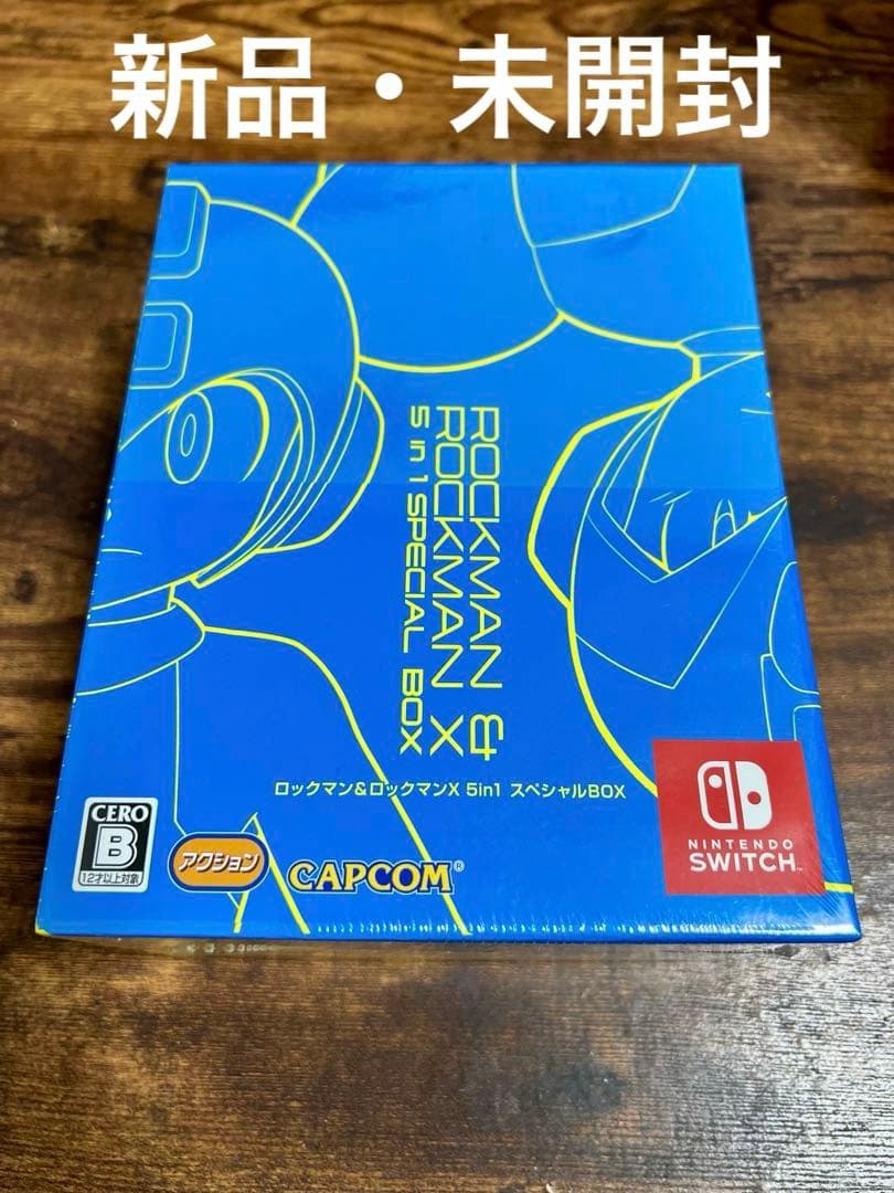 新品未開封 ロックマン＆ロックマンX 5in1 スペシャルBOX Switch版