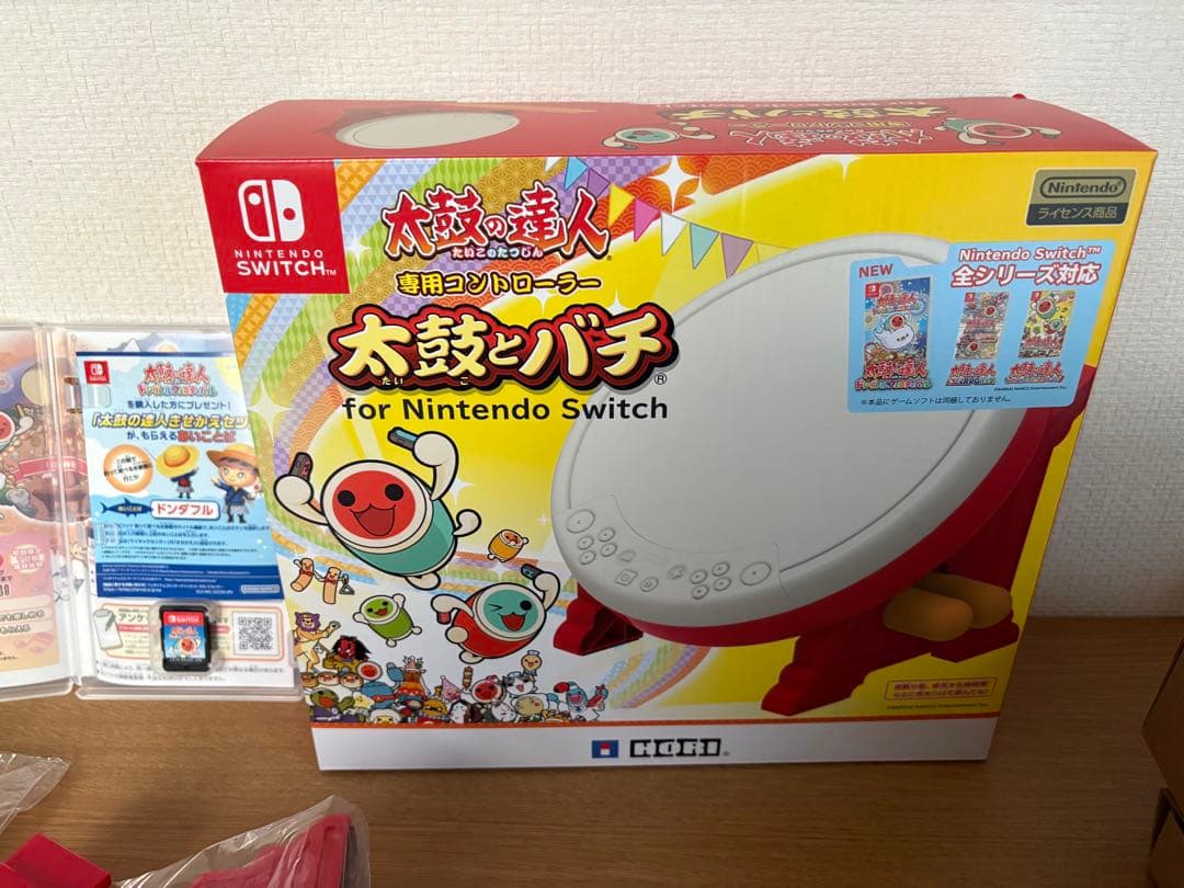 太鼓の達人 ドンダフルフェスティバル + 太鼓とバチ セット