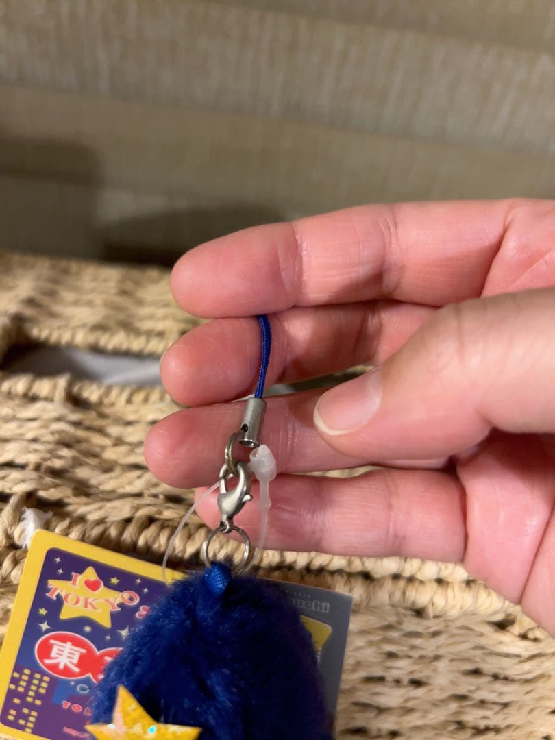 【新品】東京限定 ミッドナイトモンチッチストラップ Monchhichi